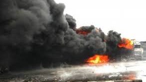 Tanker fire