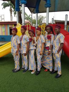 Some graduating pupils
