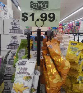 Plantain chips, branded plantain strips in the U.S local market