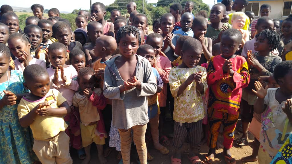 Cameroonian children at  the Ogoja camp in Cross Rivers State Nigeria